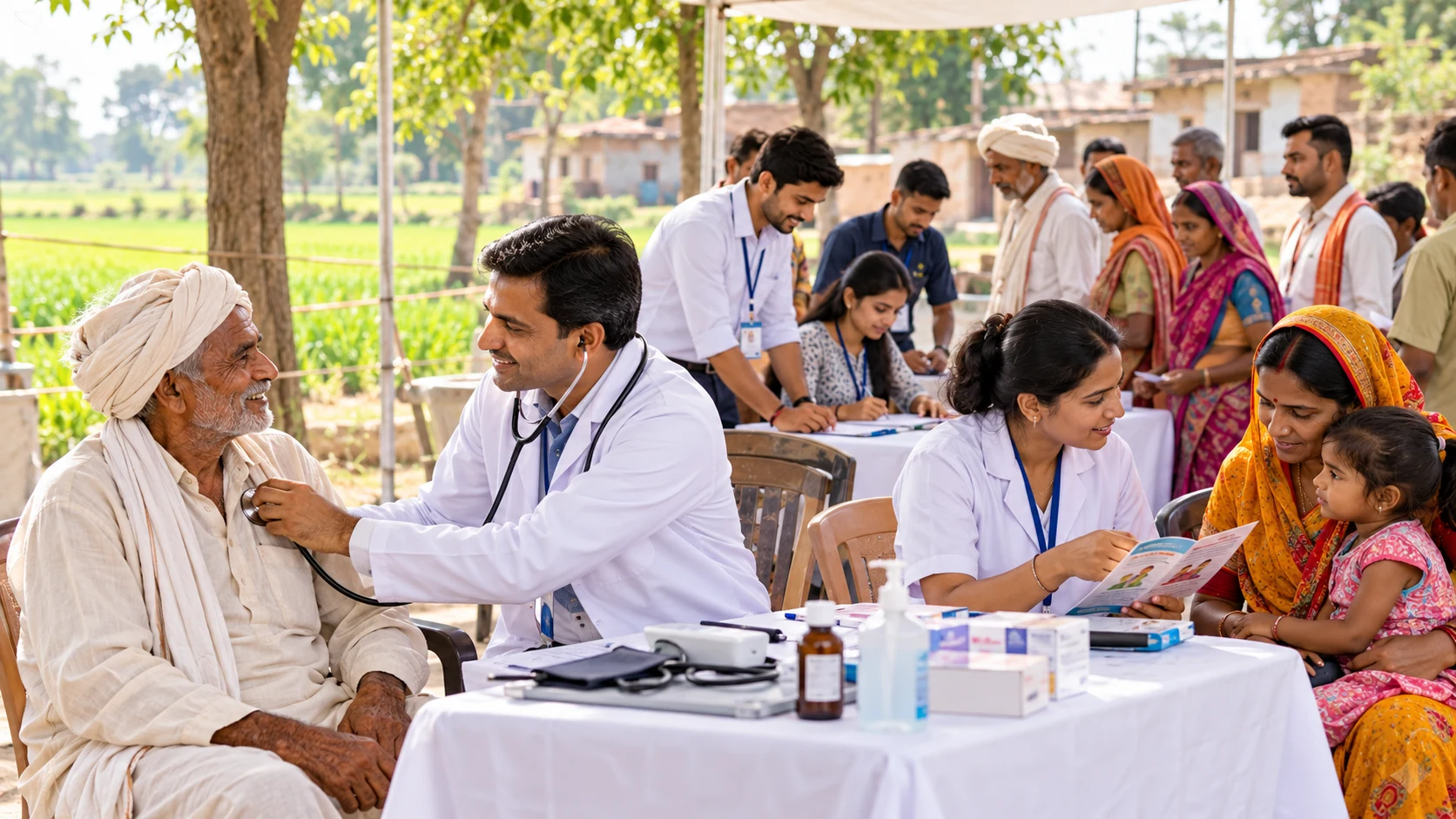 Rural health camp